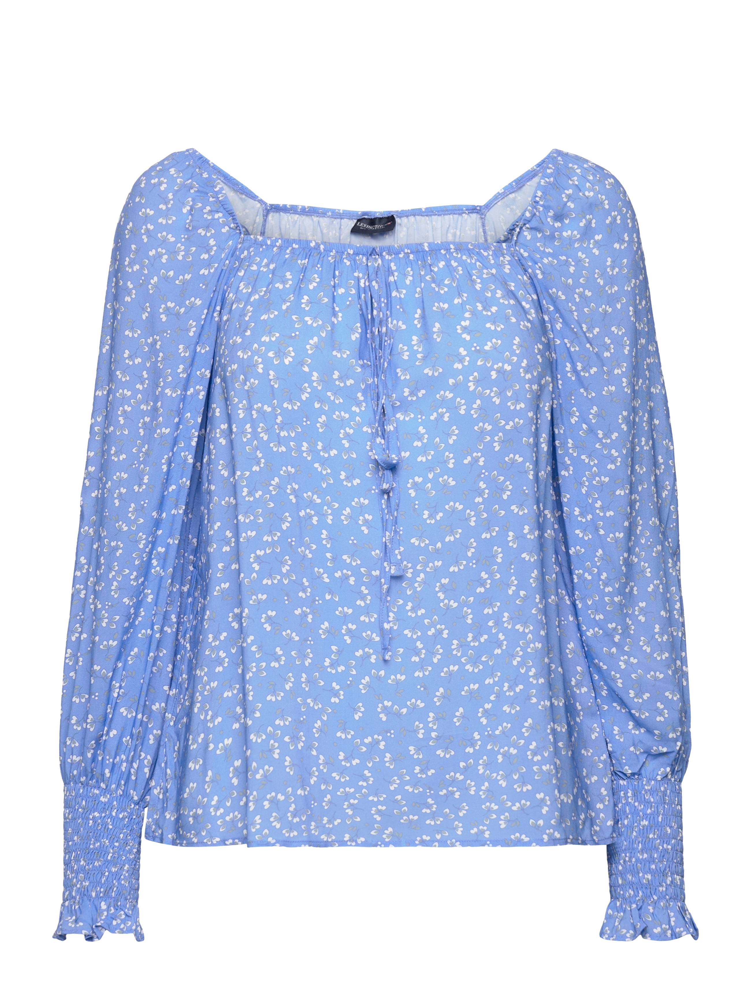 LEXINGTON CLOTHING Charlotte Printed Bluse Blau - XS - Damen