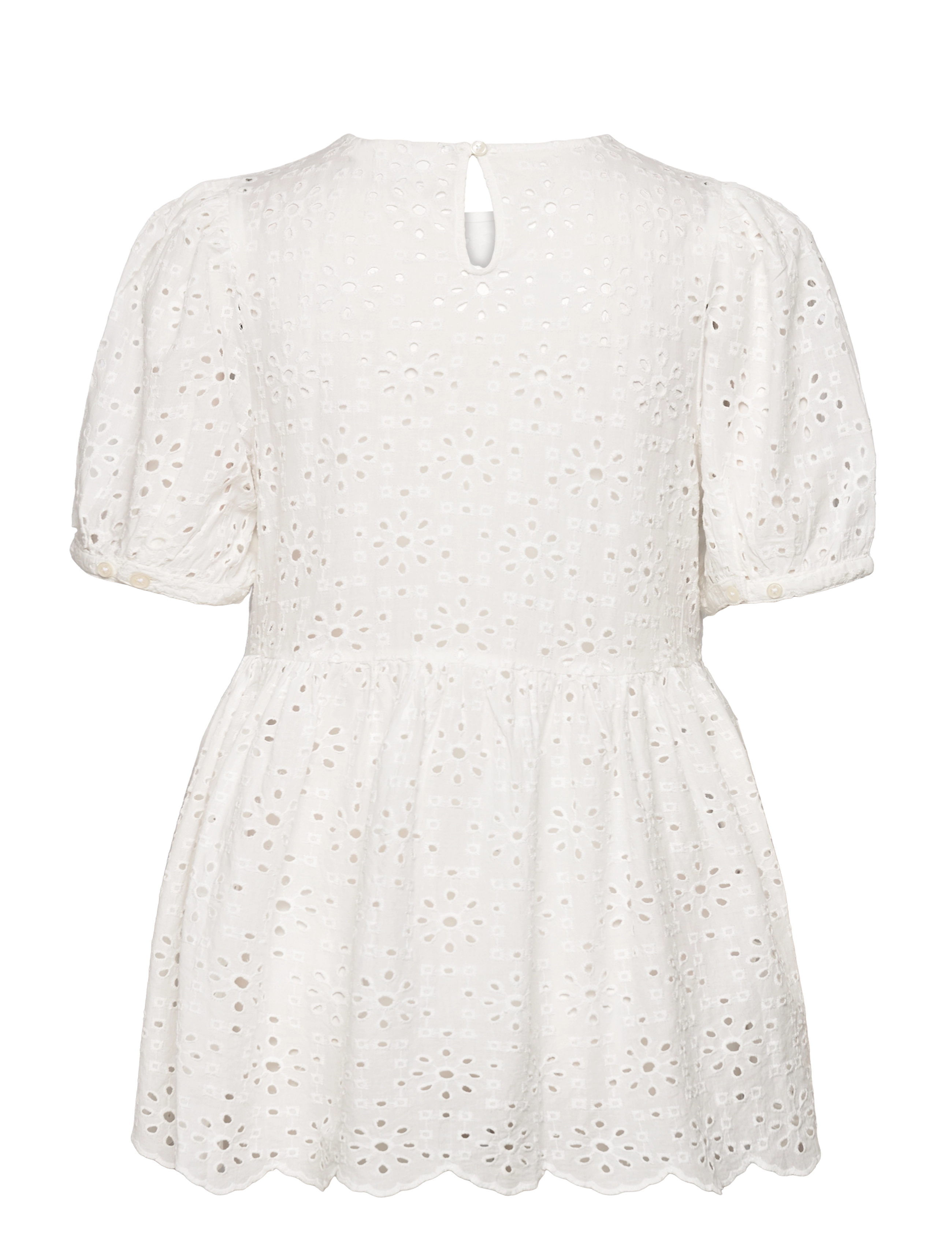 Lexington Clothing - Nova Broderie Anglaise Top - white - 1
