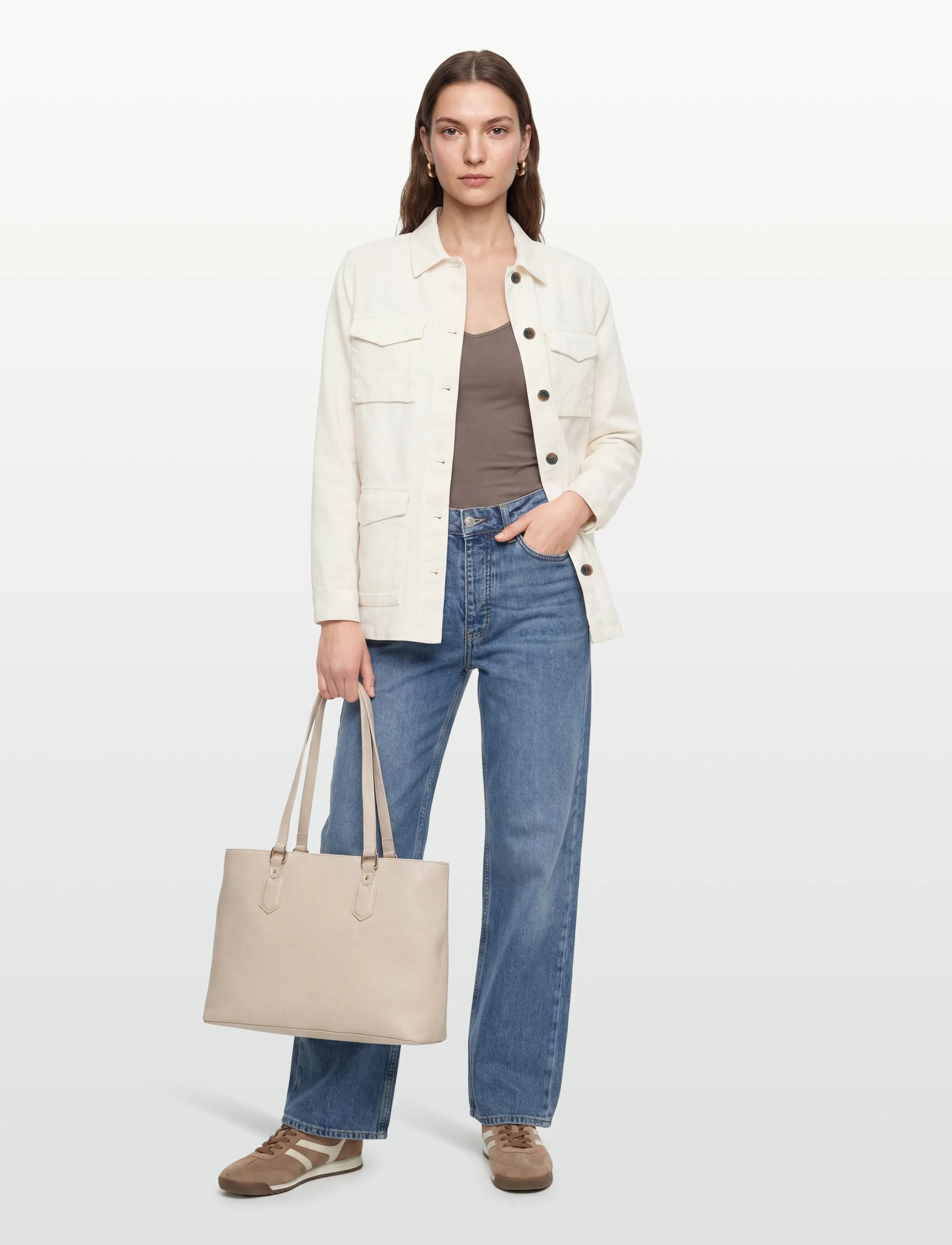 Lexington Clothing - Raven Linen Blend Overshirt - kvinnor - offwhite - 0