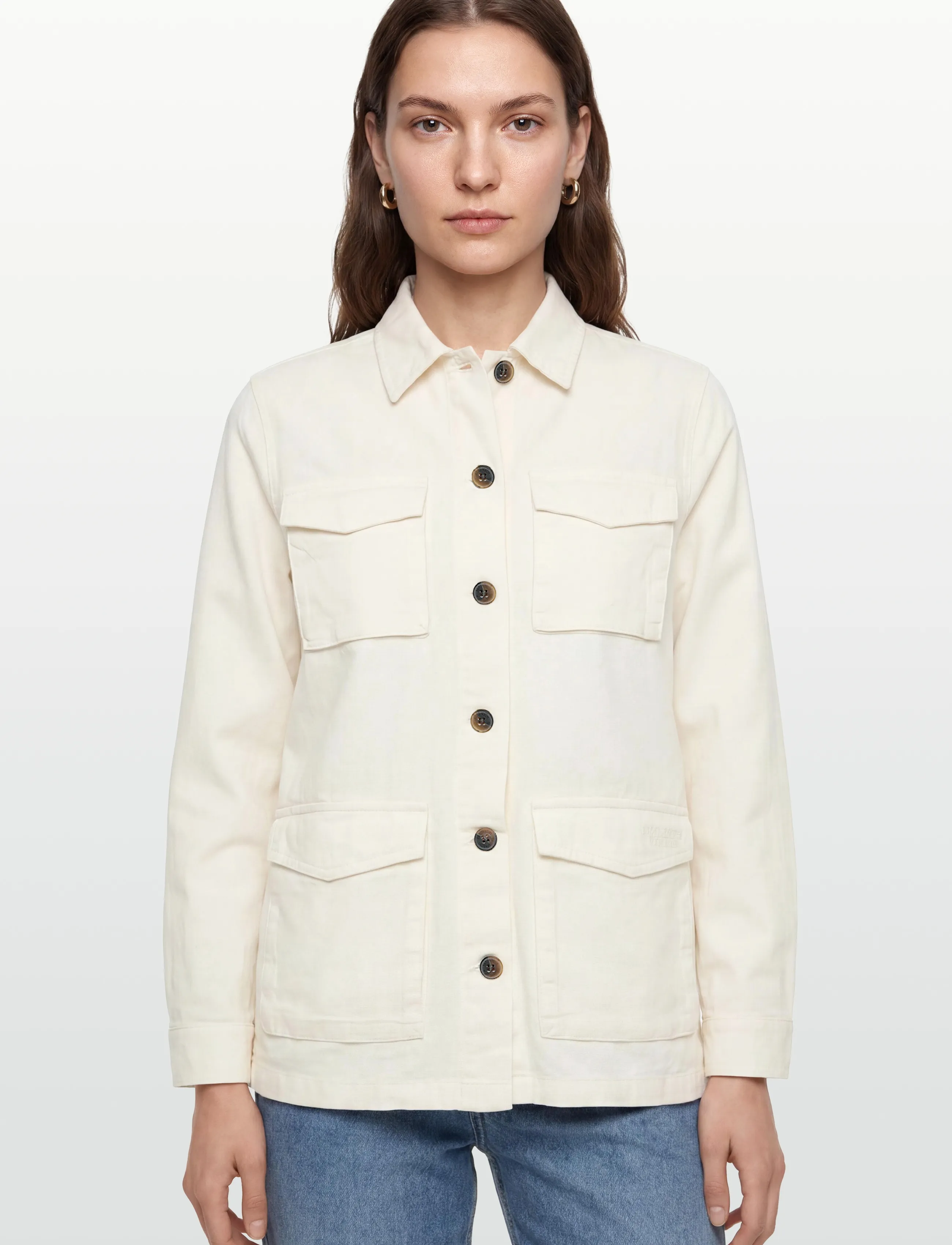 Lexington Clothing - Raven Linen Blend Overshirt - kvinnor - offwhite - 3