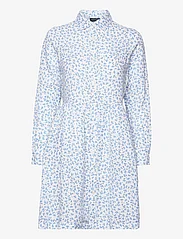 Lexington Clothing - Andrea Linen Dress - vasarinės suknelės - blue flower print - 0