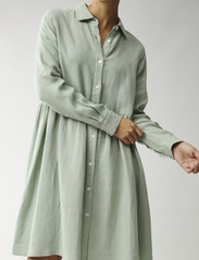 Lexington Clothing - Andrea Linen Dress - sommerkjoler - green - 4