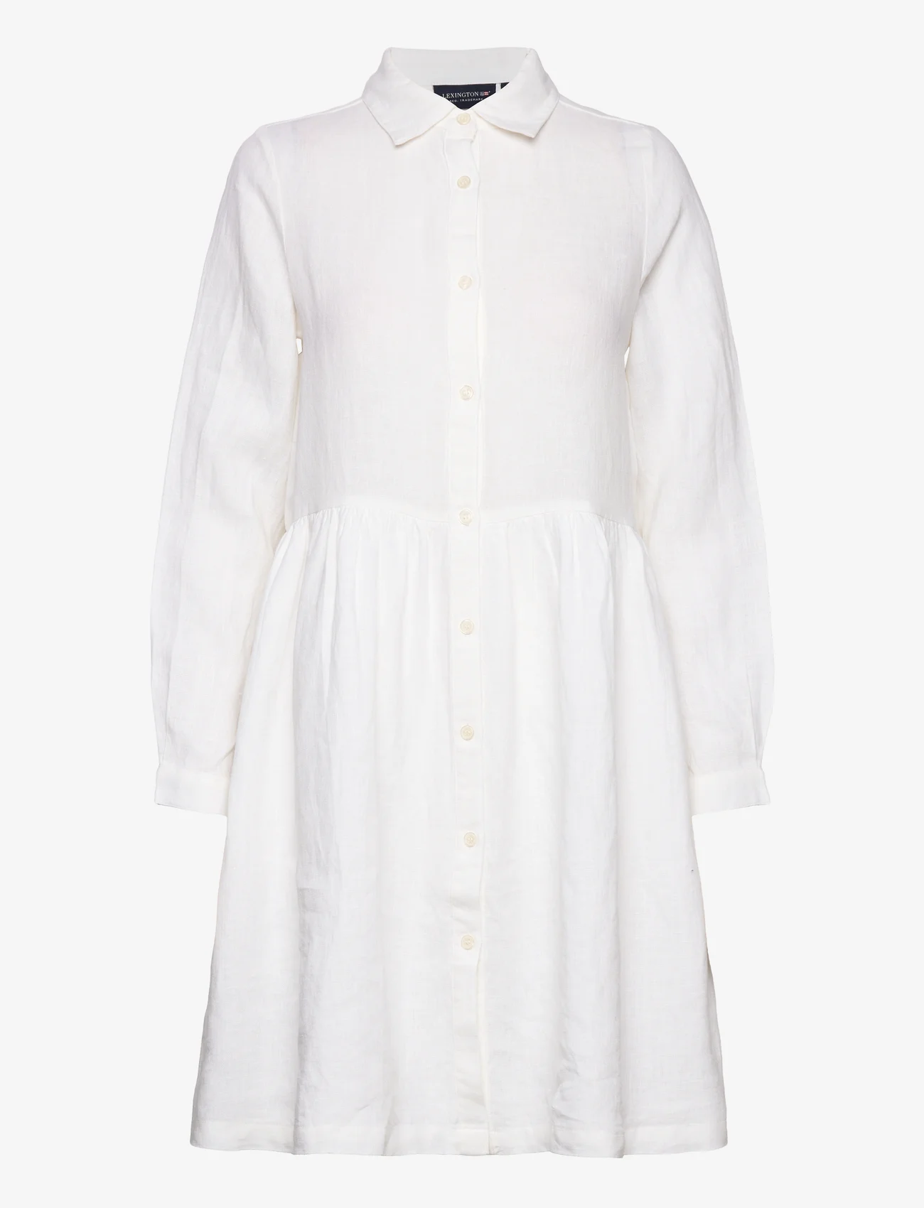 Lexington Clothing - Andrea Linen Dress - vasarinės suknelės - offwhite - 0