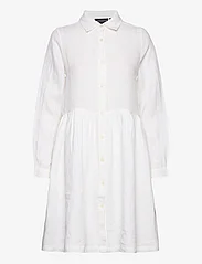 Lexington Clothing - Andrea Linen Dress - sommarklänningar - offwhite - 0