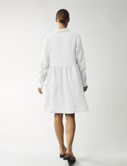 Lexington Clothing - Andrea Linen Dress - sommarklänningar - offwhite - 3