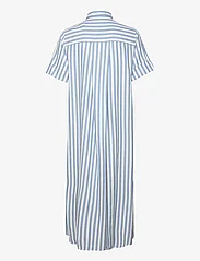 Lexington Clothing - Ines Organic Cotton Striped Shirt Dress - blue/white stripe - 1