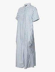 Lexington Clothing - Ines Organic Cotton Striped Shirt Dress - blue/white stripe - 2