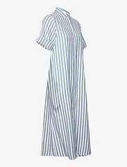 Lexington Clothing - Ines Organic Cotton Striped Shirt Dress - blue/white stripe - 3