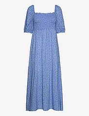 Lexington Clothing - Alaia Printed Dress - sommerkleider - blue flower print - 0