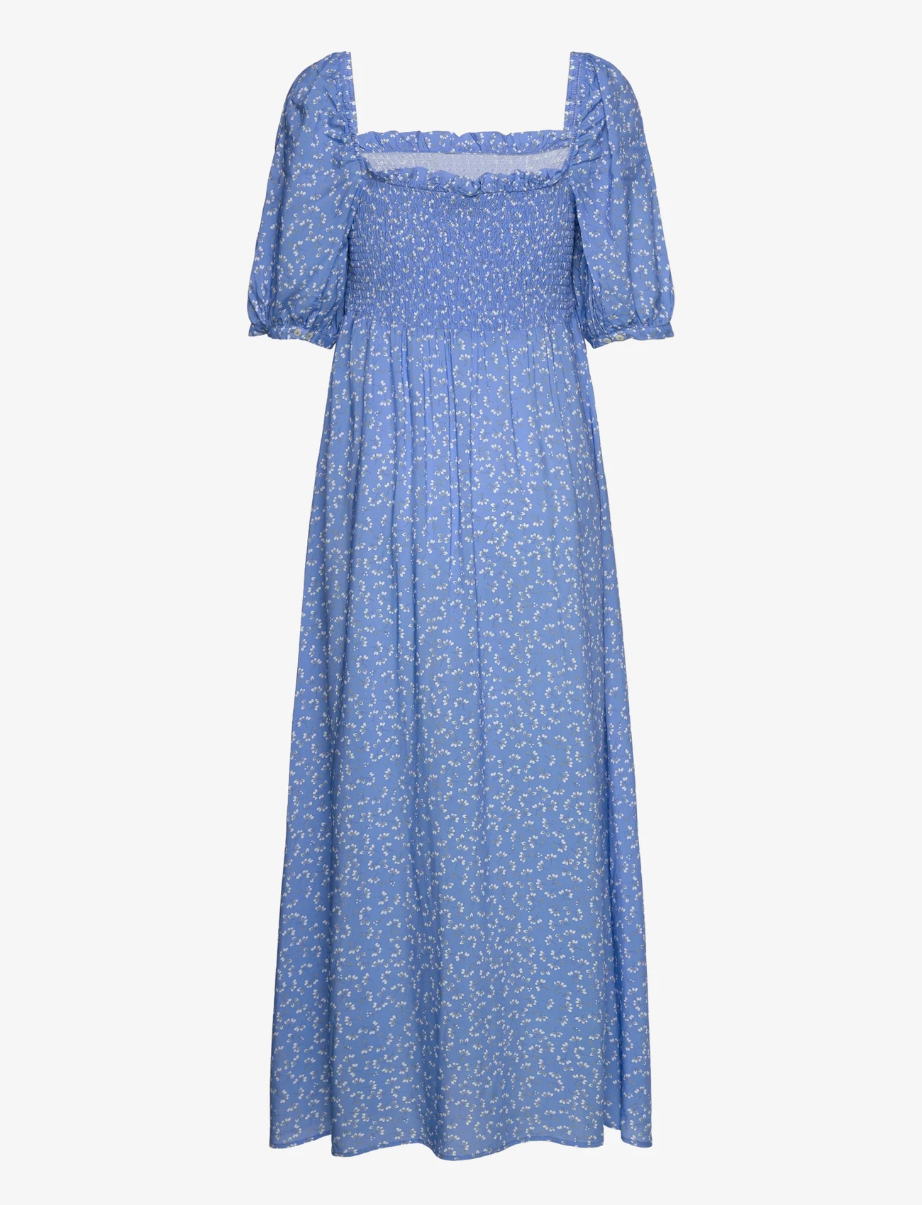 Lexington Clothing - Alaia Printed Dress - sommerkleider - blue flower print - 1