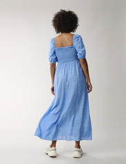 Lexington Clothing - Alaia Printed Dress - blue flower print - 3