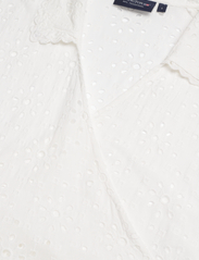 Lexington Clothing - Claudia Broderie Anglaise Wrap Dress - kesämekot - white - 5