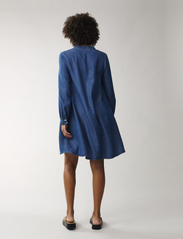 Lexington Clothing - Ella Lyocell Dress - jeansklänningar - medium blue - 3