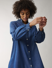 Lexington Clothing - Ella Lyocell Dress - shirt dresses - medium blue - 4