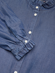 Lexington Clothing - Ella Lyocell Dress - jeansklänningar - medium blue - 5