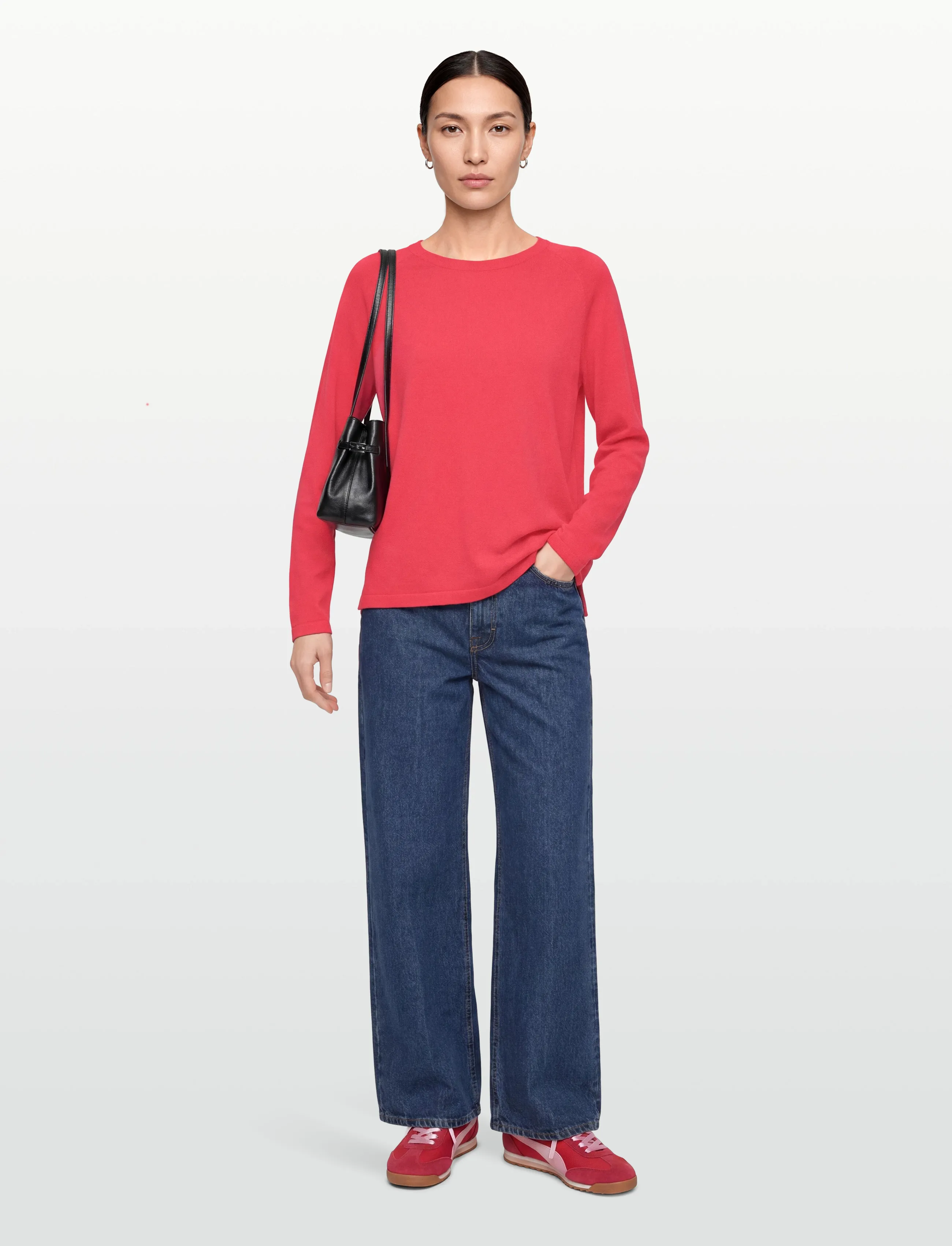 Lexington Clothing - Lea Cotton/Cashmere Sweater - trøjer - pink - 0