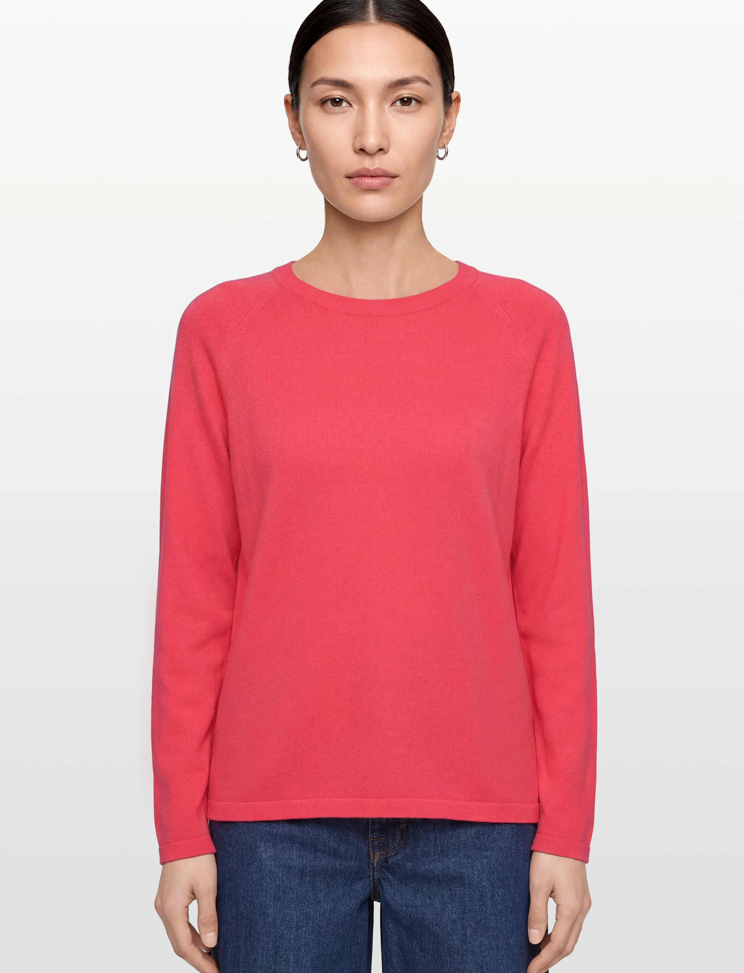 Lexington Clothing - Lea Cotton/Cashmere Sweater - trøjer - pink - 3