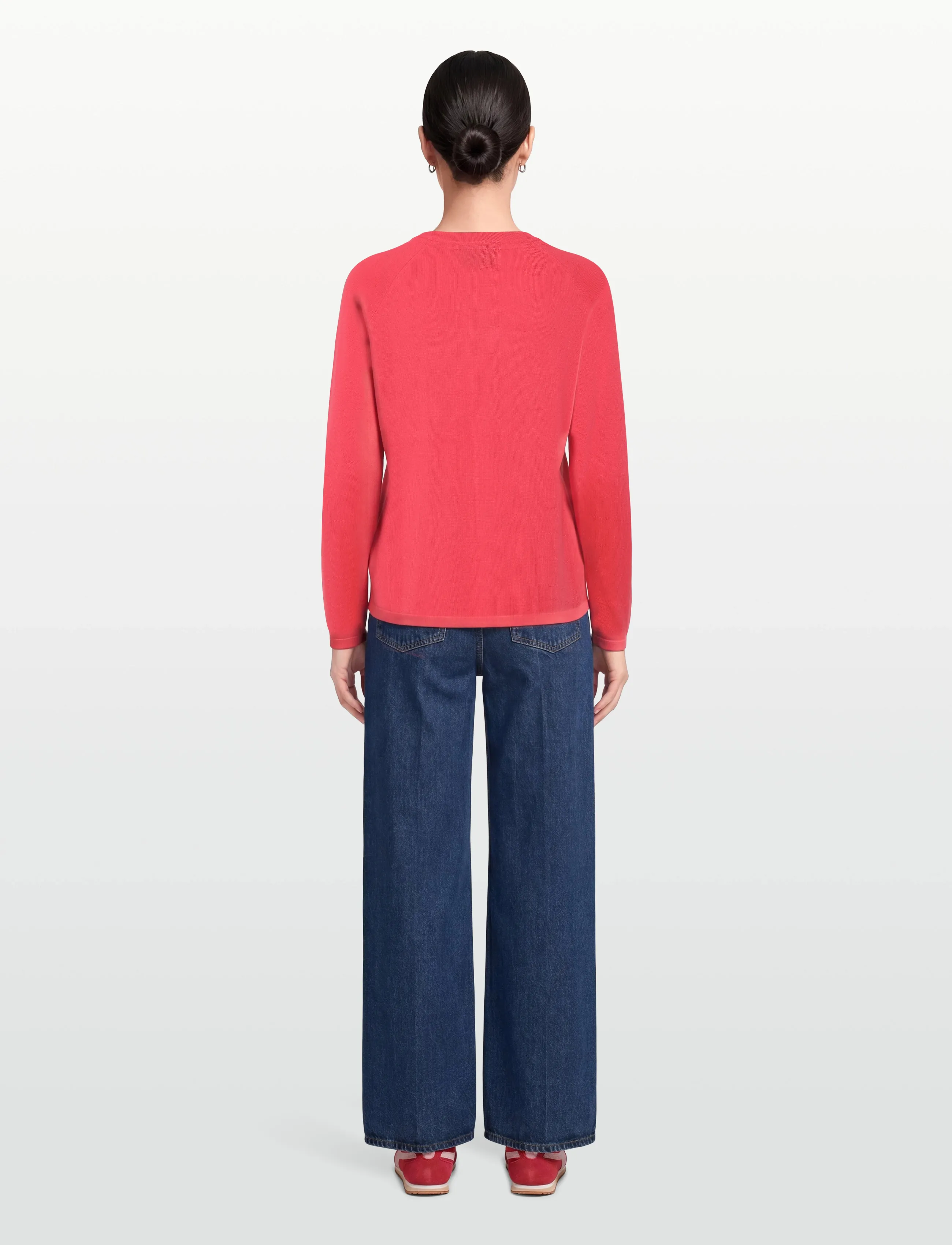 Lexington Clothing - Lea Cotton/Cashmere Sweater - trøjer - pink - 4