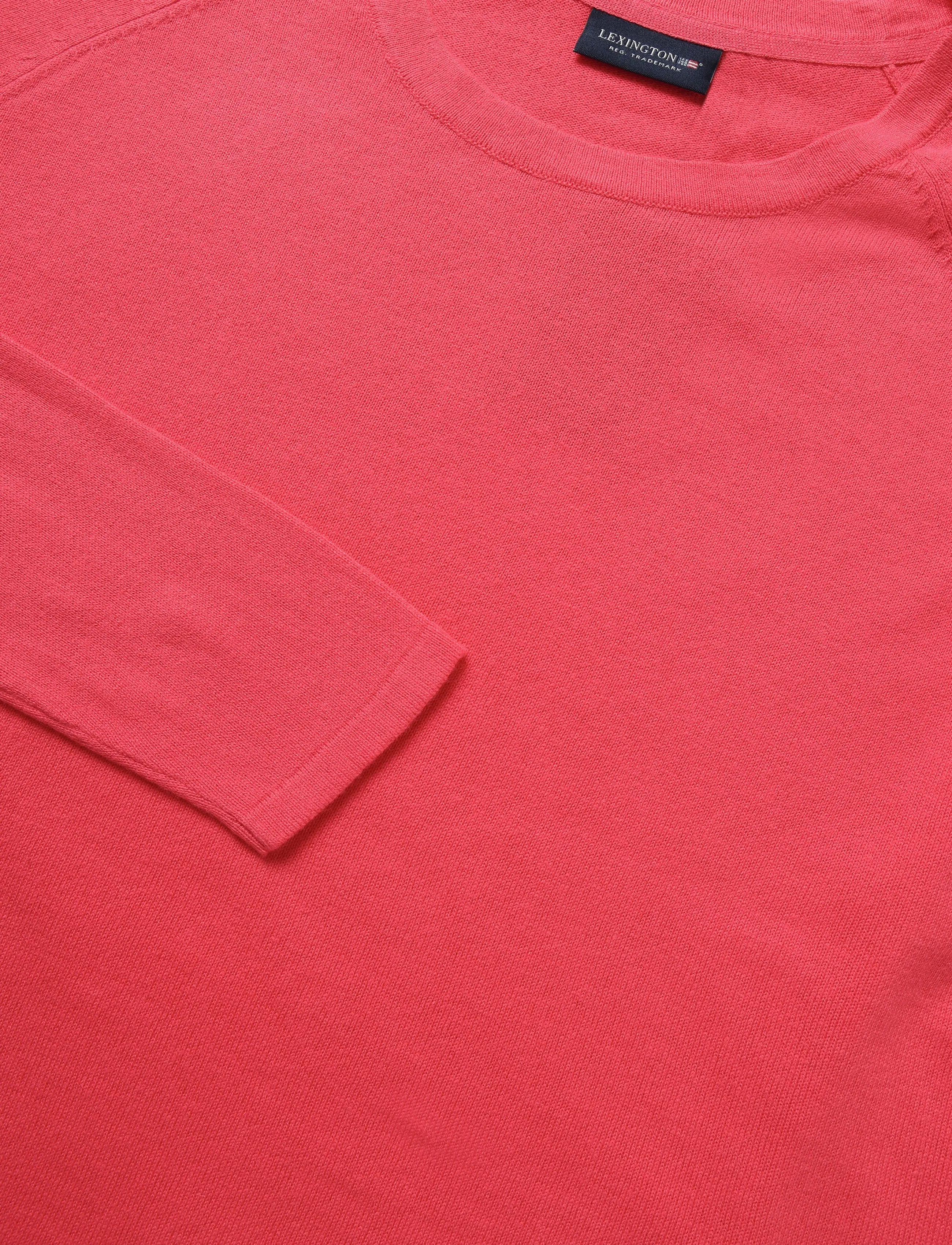Lexington Clothing - Lea Cotton/Cashmere Sweater - trøjer - pink - 5