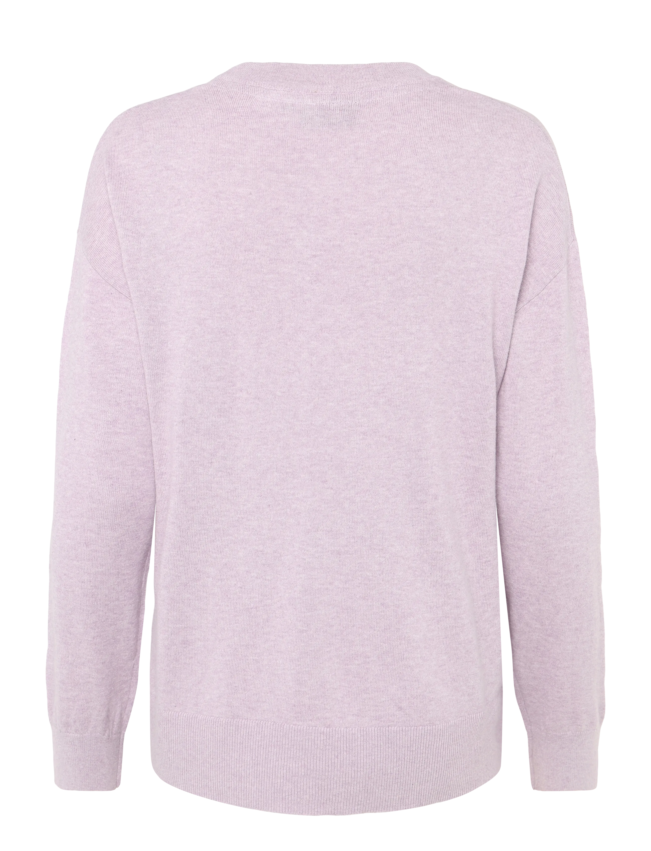 Lexington Clothing - Lizzie Cotton/Cashmere Sweater - trøjer - lilac melange - 2