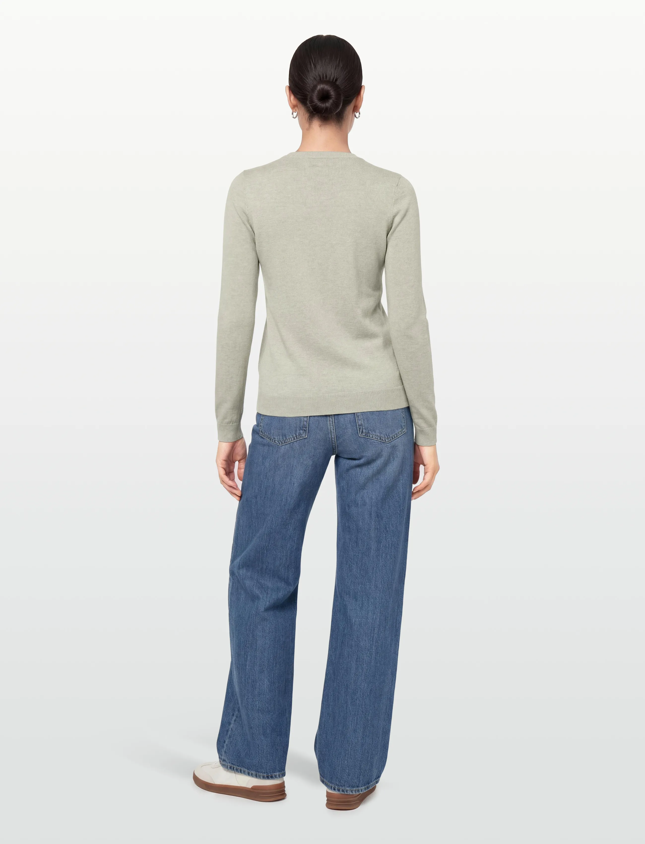 Lexington Clothing - Marline Organic Cotton Sweater - light green melange - 4