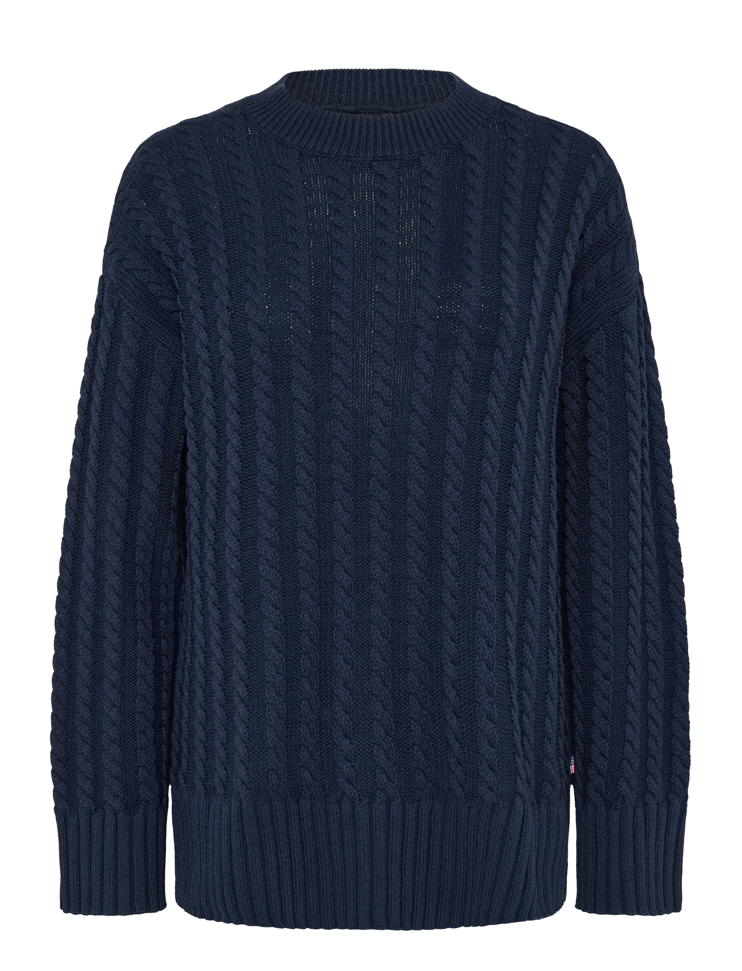LEXINGTON CLOTHING Athena Cable Knit Pullover Navy - XS - Damen