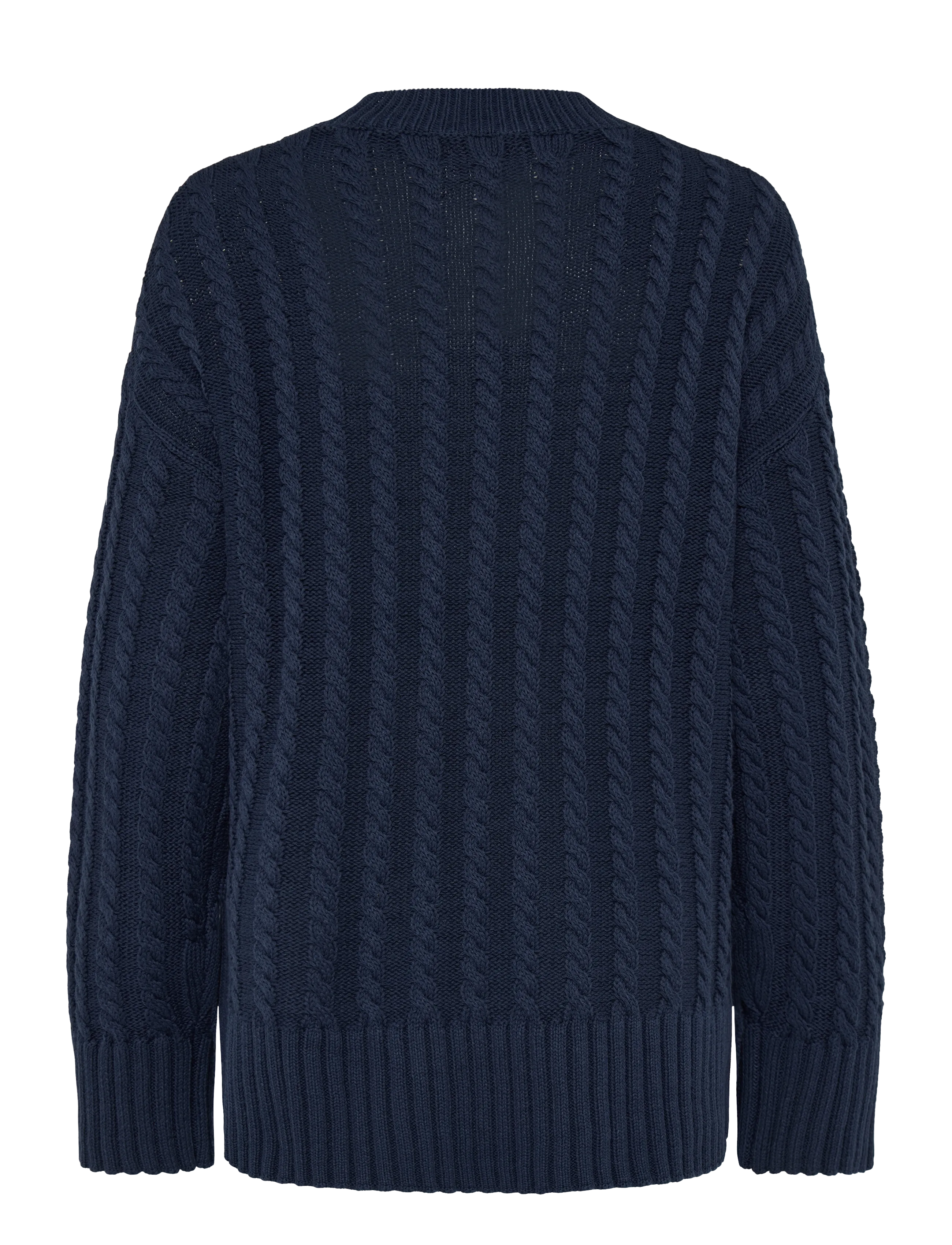 Lexington Clothing - Athena Cable Knit Sweater - džemprid - dark blue - 2