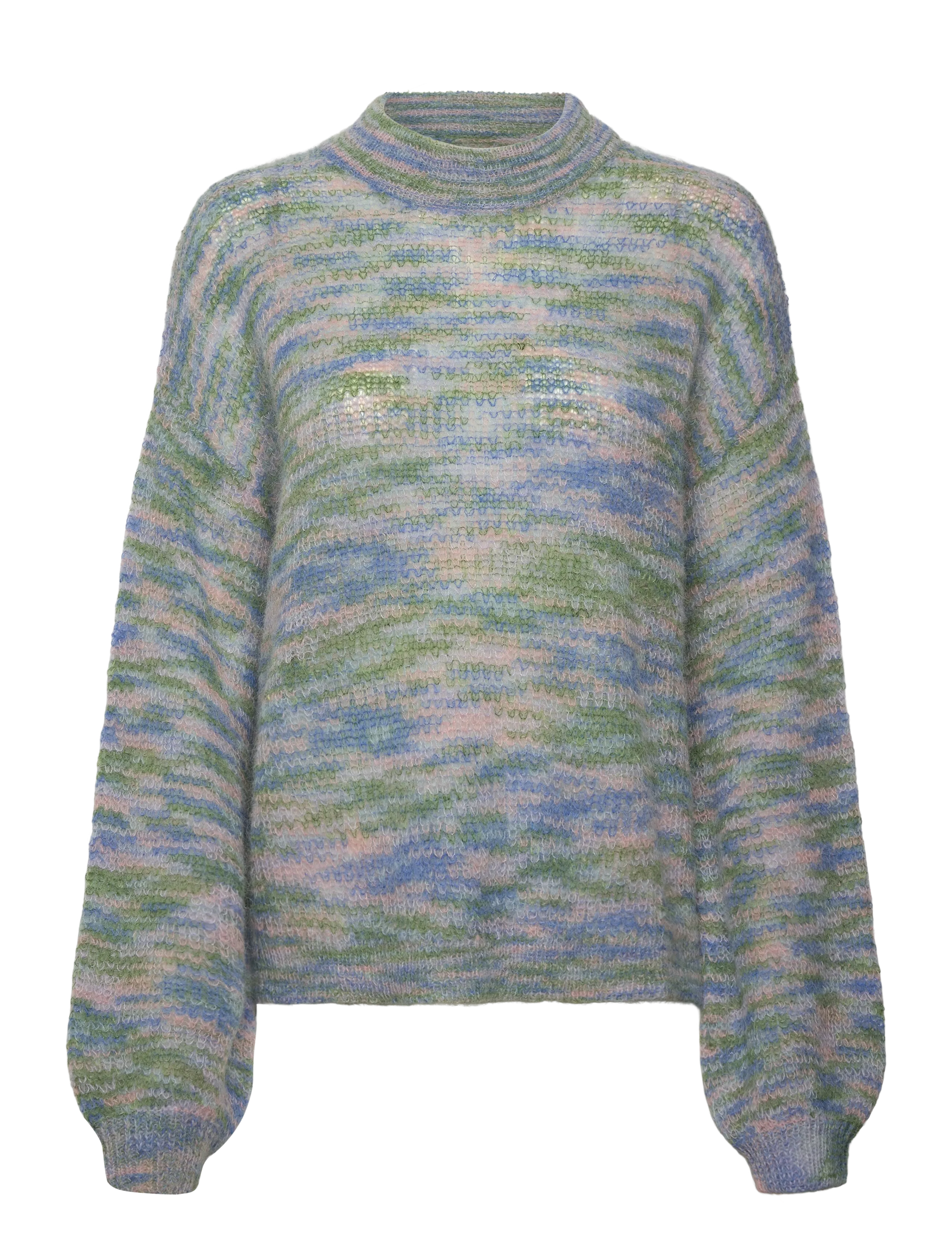 Lexington Clothing Paris Multi Stripe Sweater - Strik - MULTI STRIPE / multi