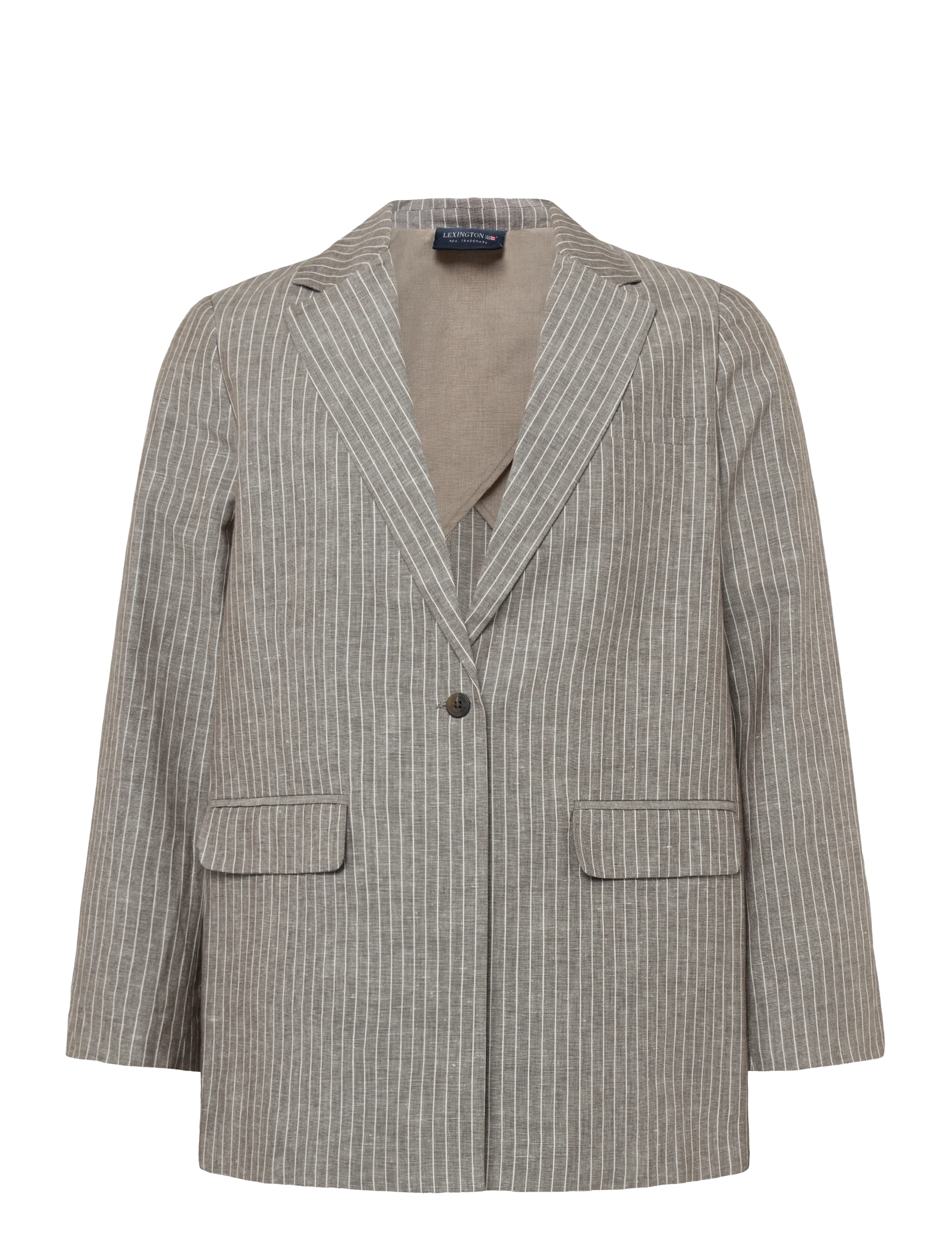 LEXINGTON CLOTHING Remi Linen Blend Blazer Braun - M - Damen