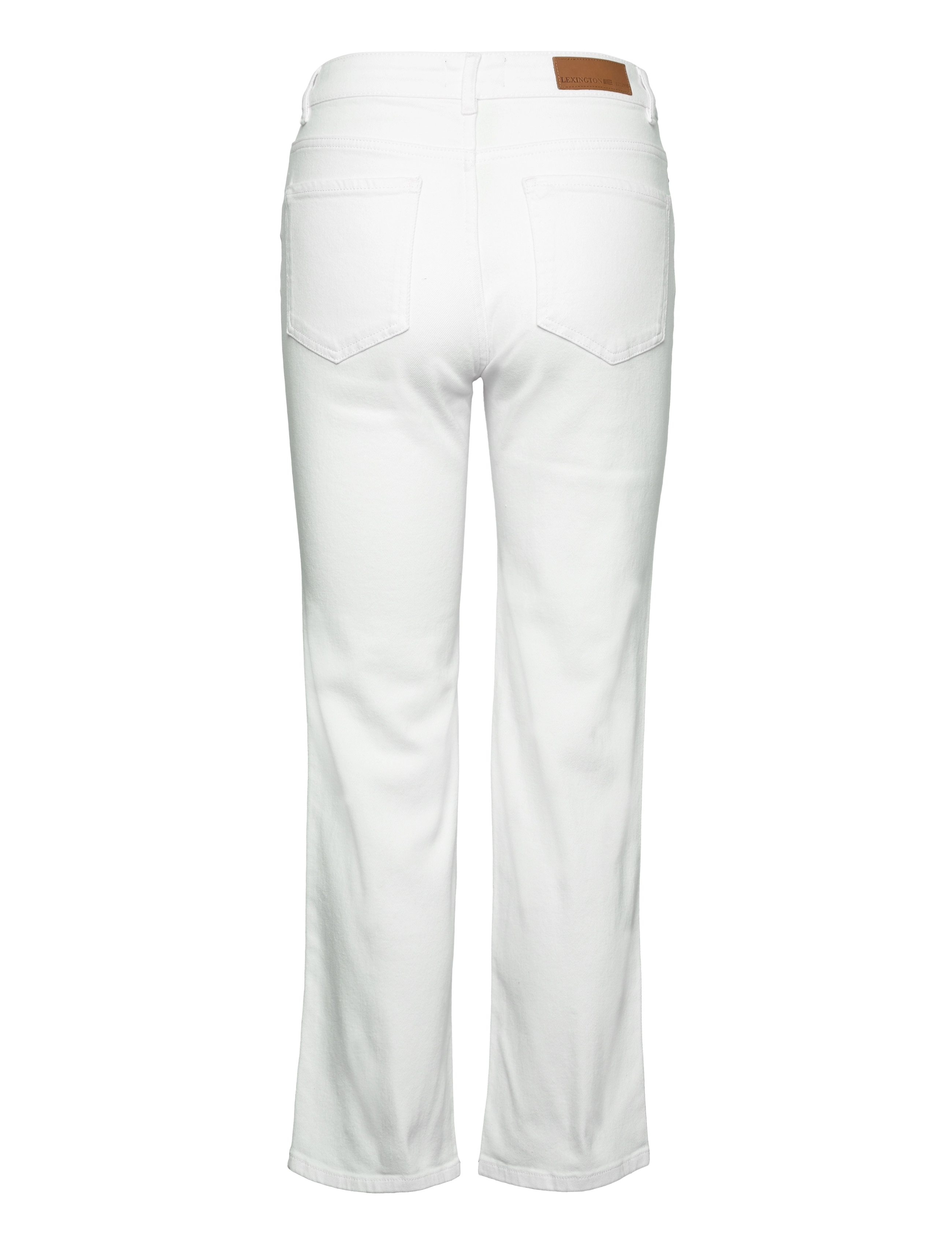 Lexington Clothing - Natalia High-Rise Straight-Leg Jeans - white - 1