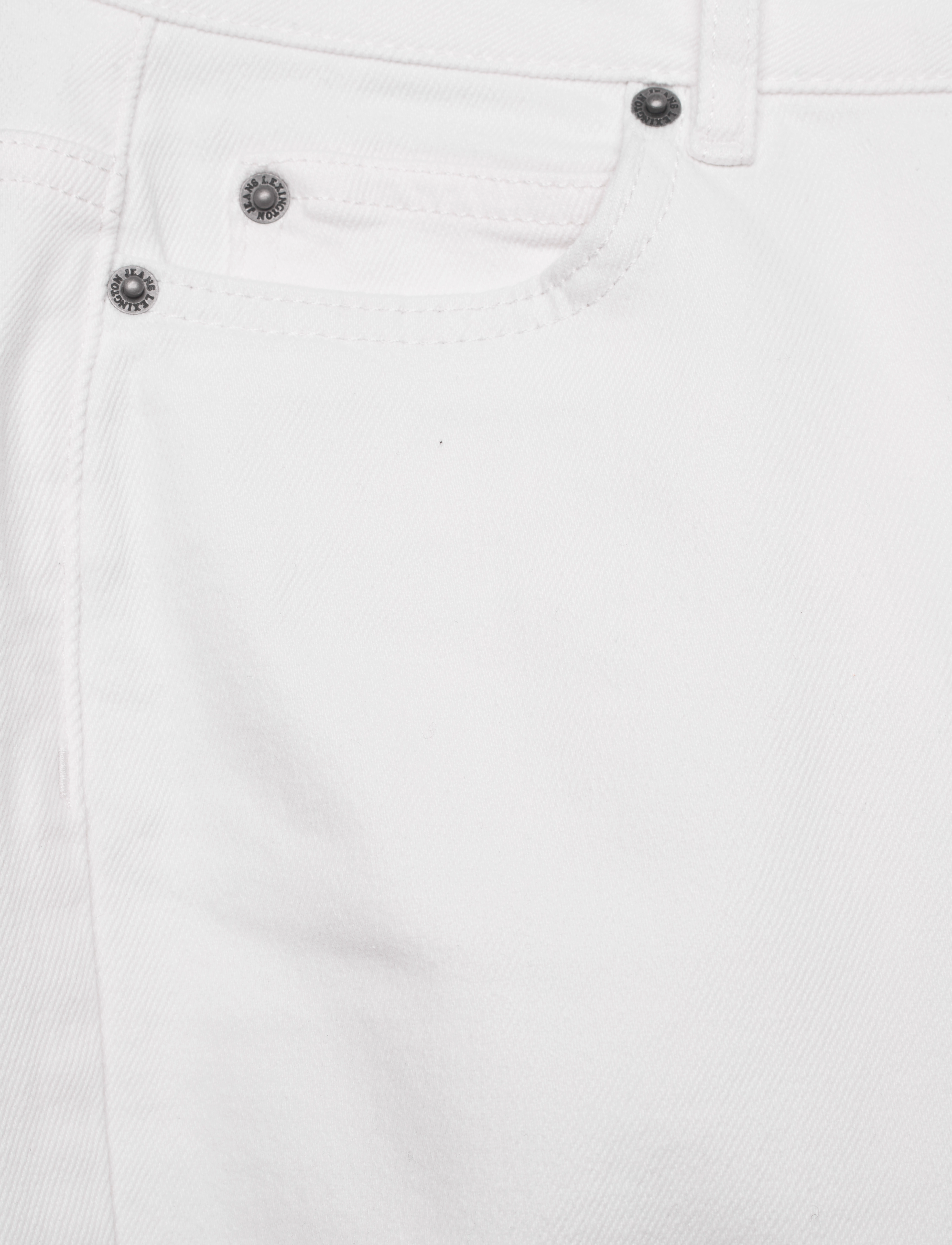 Lexington Clothing - Natalia High-Rise Straight-Leg Jeans - white - 2