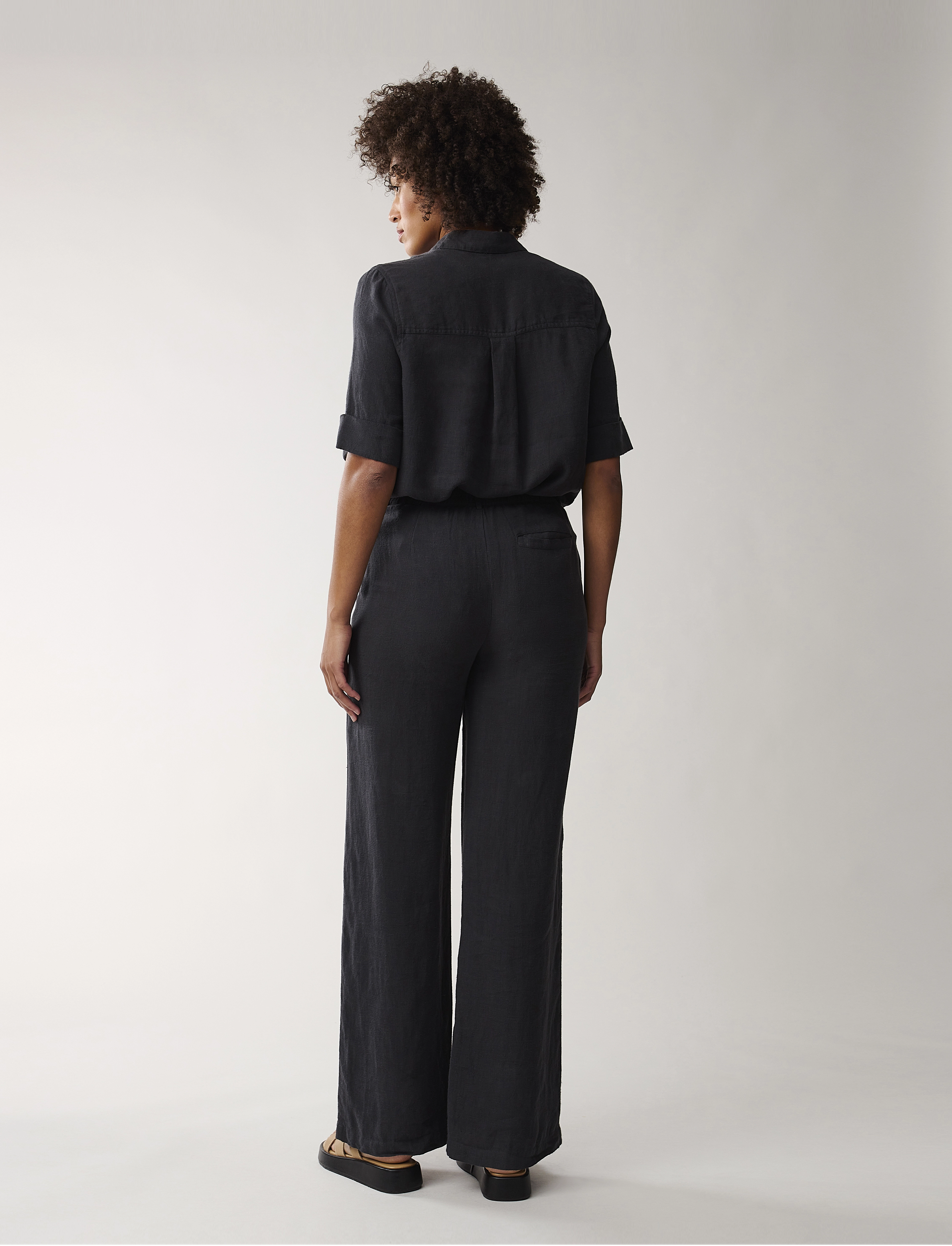 Lexington Clothing - Cleo Linen Pants - dark blue - 3