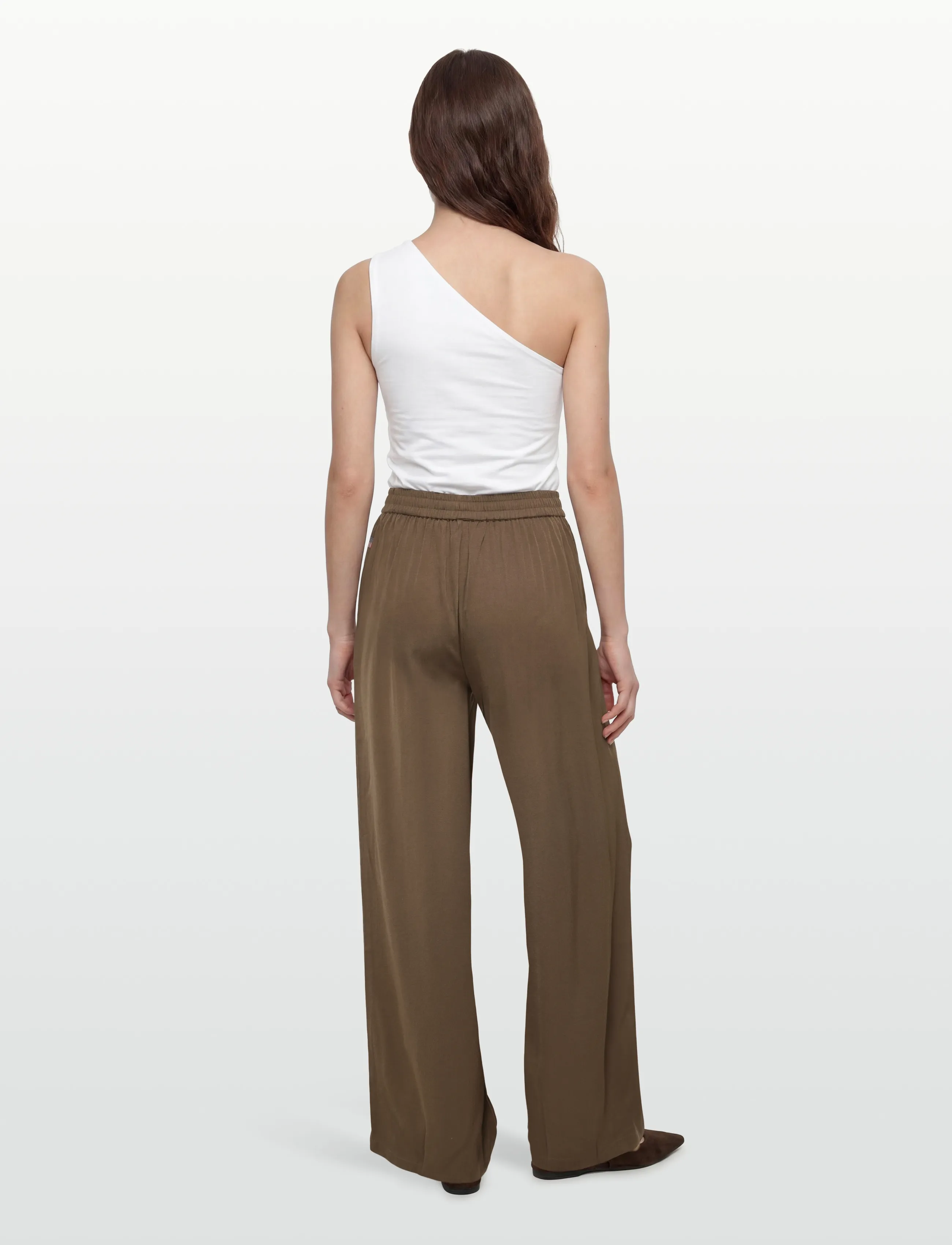 Lexington Clothing - Livia Wide-Leg Pants - festmode zu outlet-preisen - brown - 4