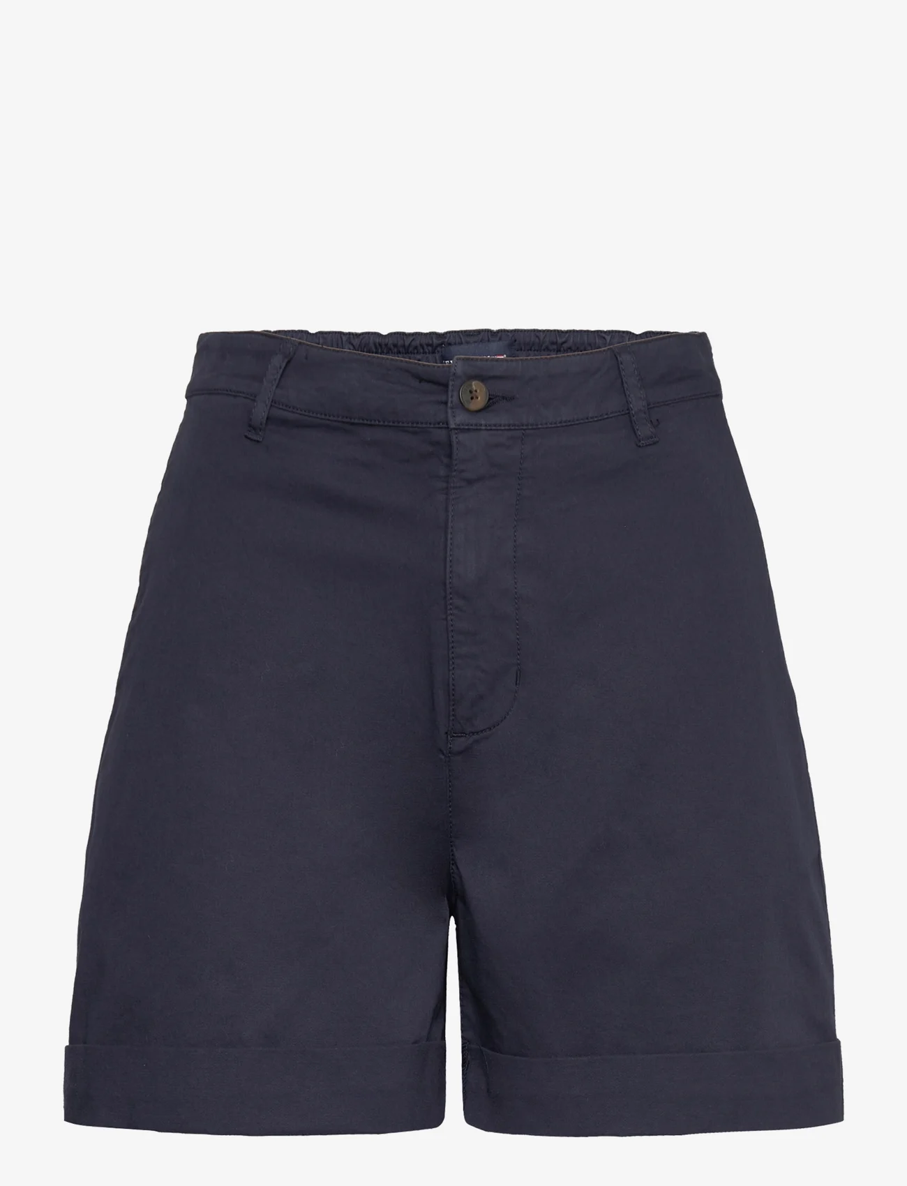 Lexington Clothing - Marissa Cotton Canvas Shorts - lühikesed vabaajapüksid - dark blue - 0
