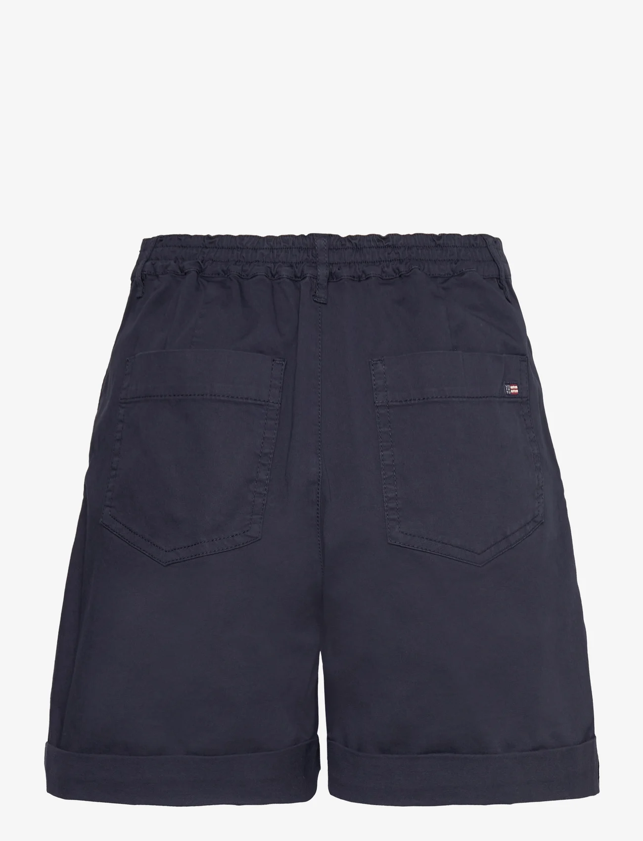 Lexington Clothing - Marissa Cotton Canvas Shorts - rennot shortsit - dark blue - 1