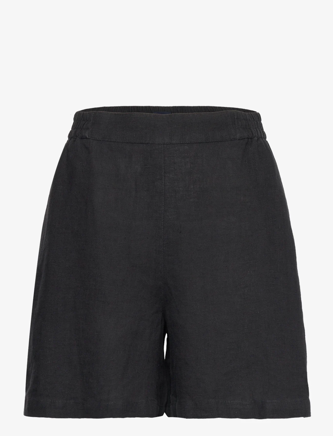 Lexington Clothing - Ruby Linen Shorts - kasdienio stiliaus šortai - dark blue - 0
