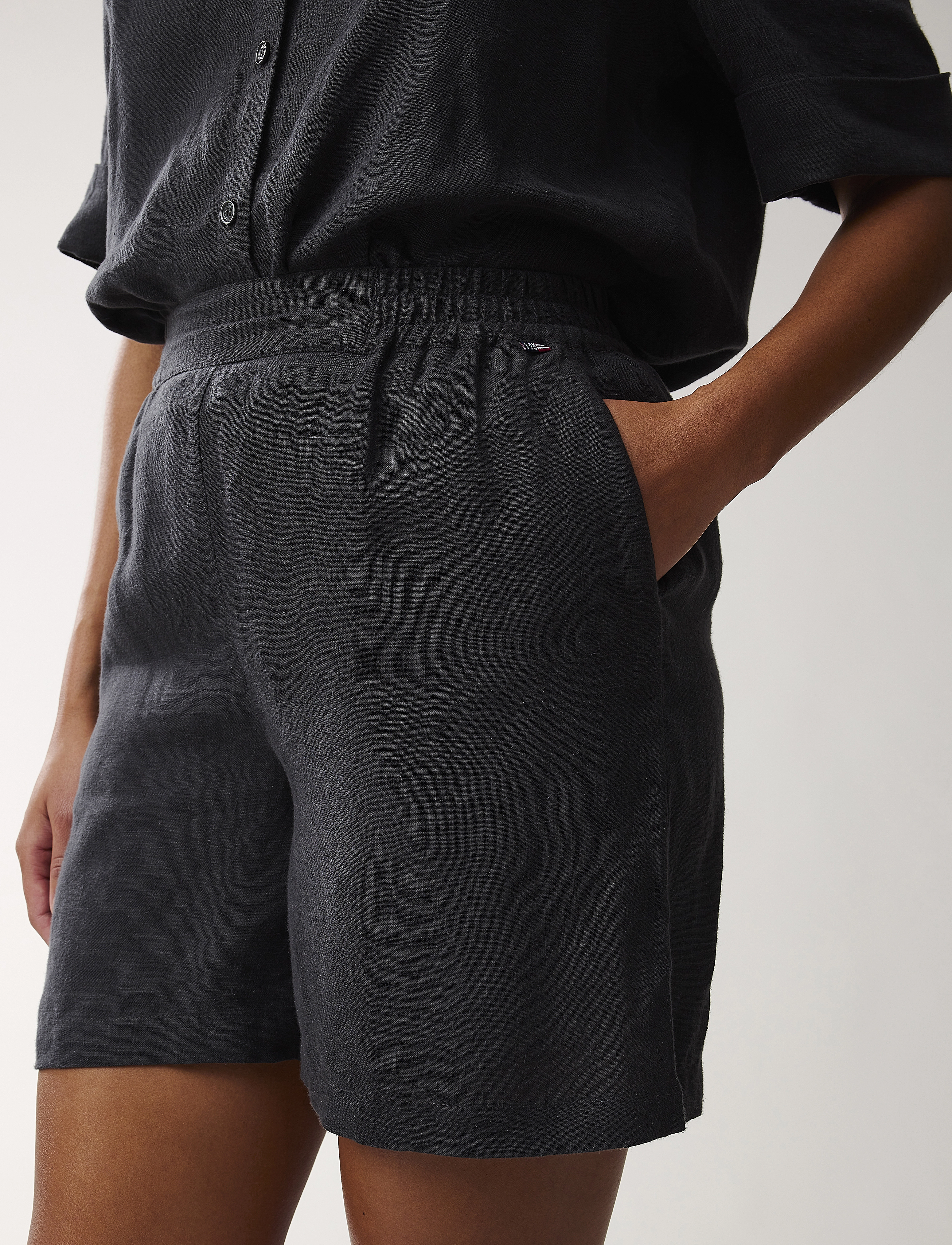 Lexington Clothing - Ruby Linen Shorts - dark blue - 4