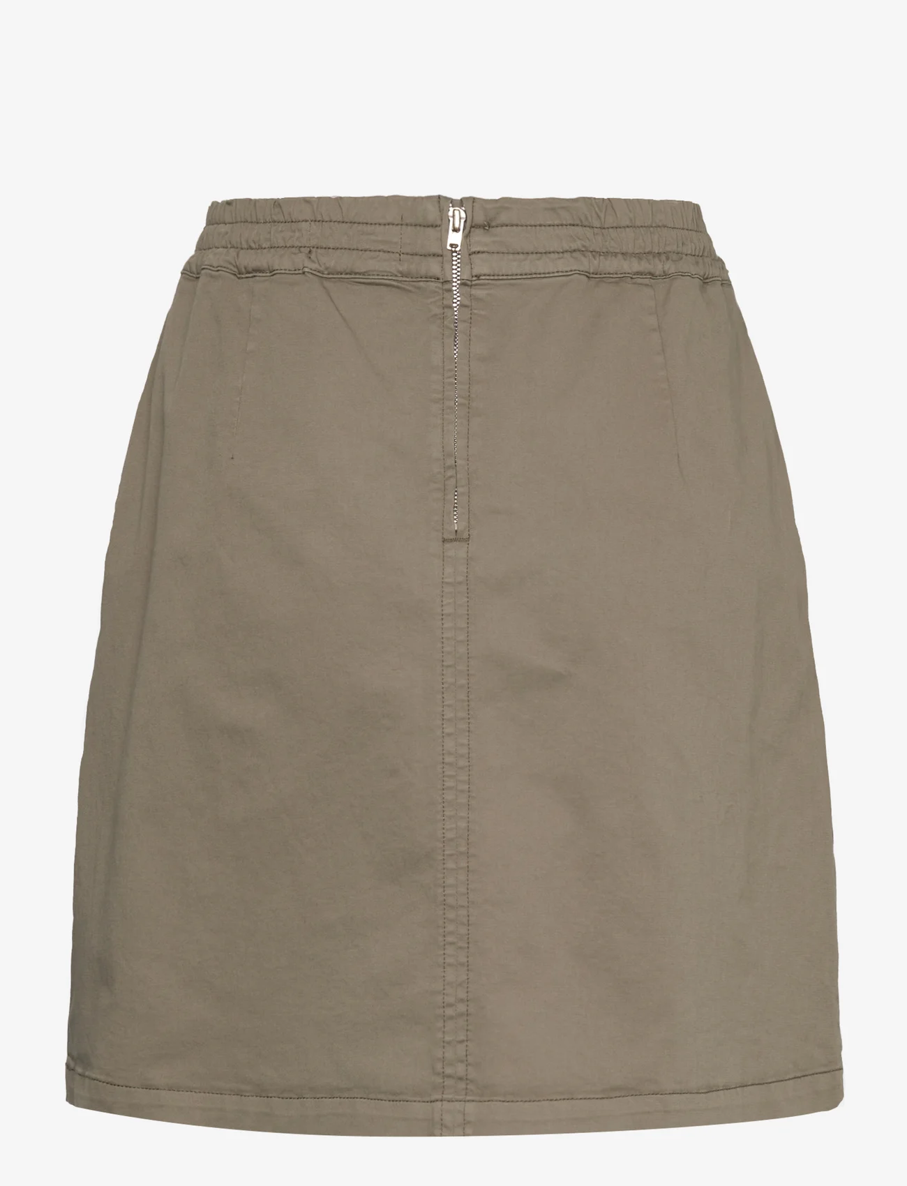 Lexington Clothing - Reese Cotton Canvas Skirt - korte nederdele - dark green - 1