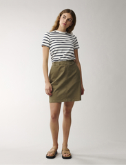 Lexington Clothing - Reese Cotton Canvas Skirt - short skirts - dark green - 2