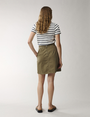 Lexington Clothing - Reese Cotton Canvas Skirt - korte nederdele - dark green - 3