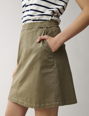 Lexington Clothing - Reese Cotton Canvas Skirt - korte nederdele - dark green - 4