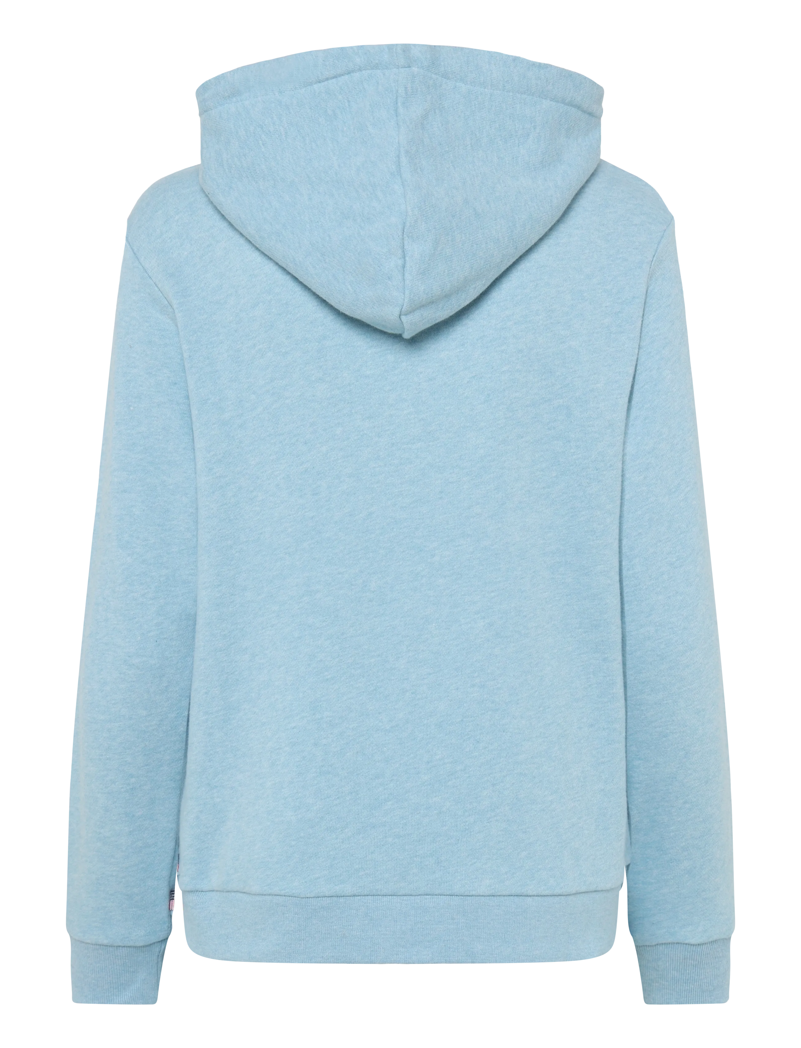 Lexington Clothing - Chloe Zip Hood - hættetrøjer - light blue melange - 2