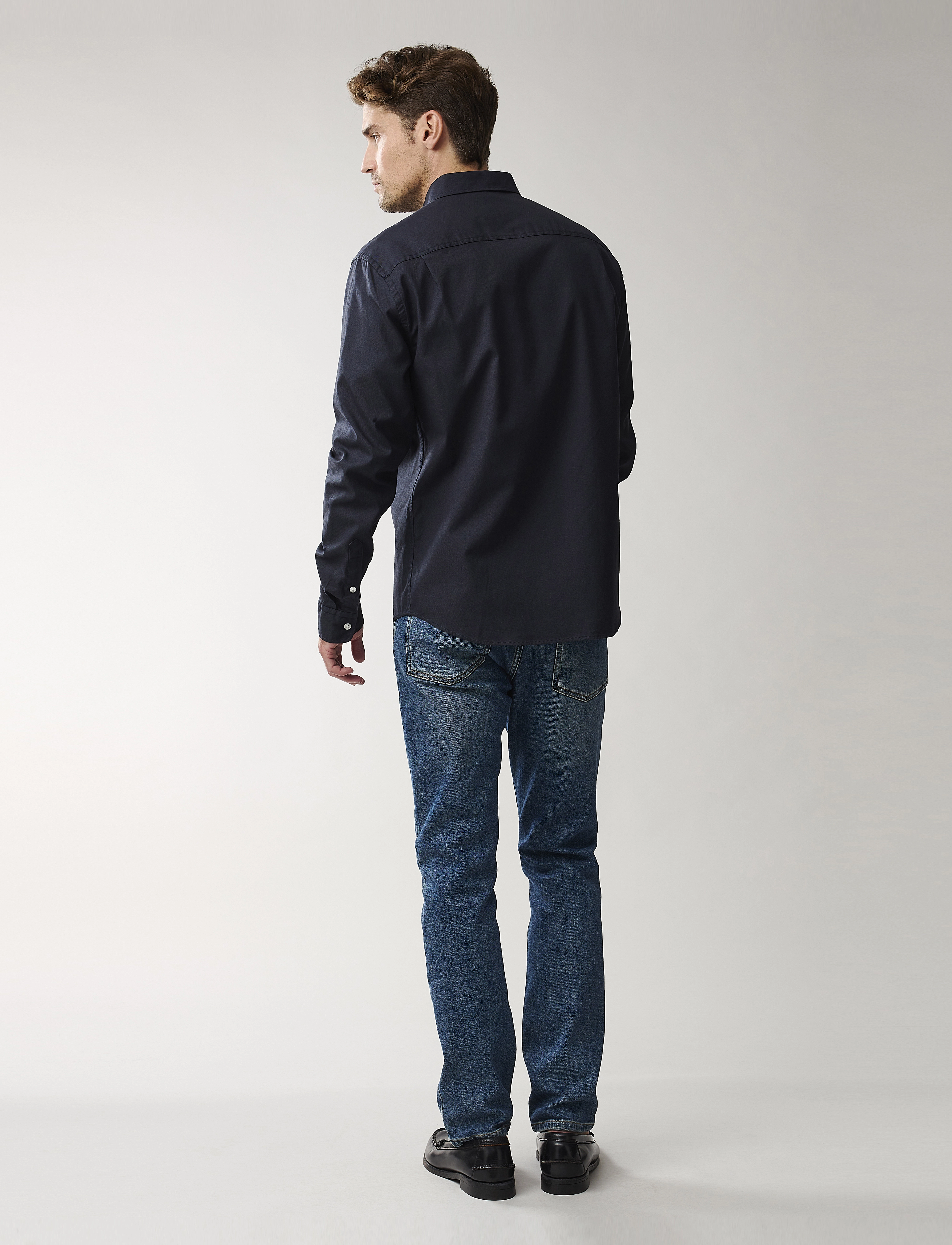 Lexington Clothing - Philip Oxford Shirt - dark blue - 3