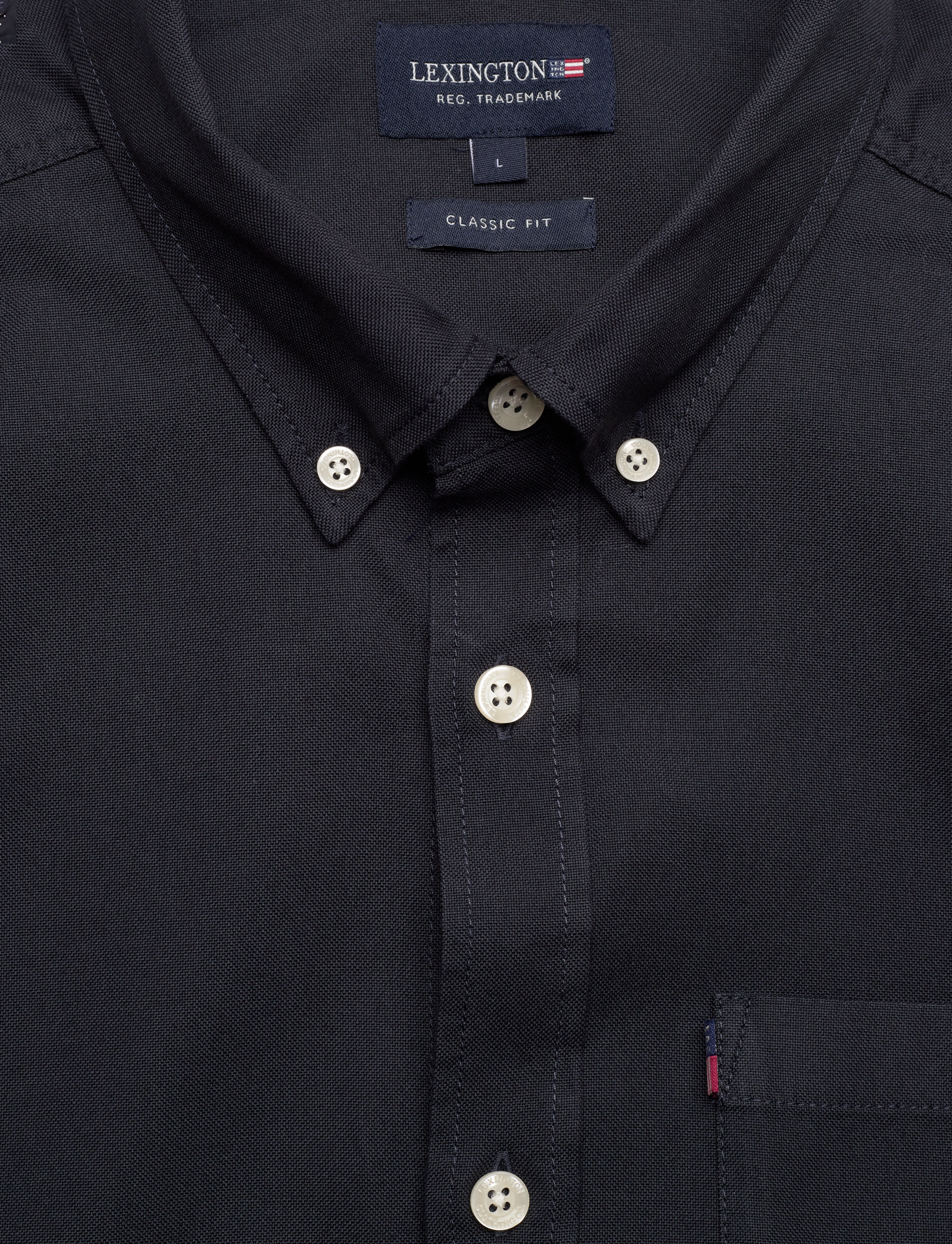 Lexington Clothing - Philip Oxford Shirt - dark blue - 5