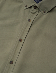 Lexington Clothing - Carl Lyocell Shirt - peruskauluspaidat - green - 3