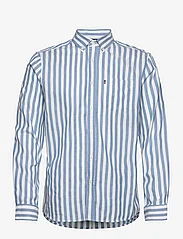 Lexington Clothing - Fred Striped Shirt - kasdienio stiliaus marškiniai - blue/white stripe - 0