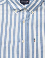 Lexington Clothing - Fred Striped Shirt - casual shirts - blue/white stripe - 5