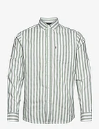 Fred Striped Shirt - GREEN/WHITE STRIPE