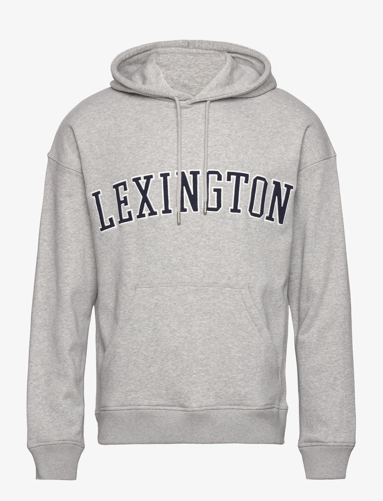 Lexington Clothing - Kevin Hood - kapuzenpullover - light grey melange - 0
