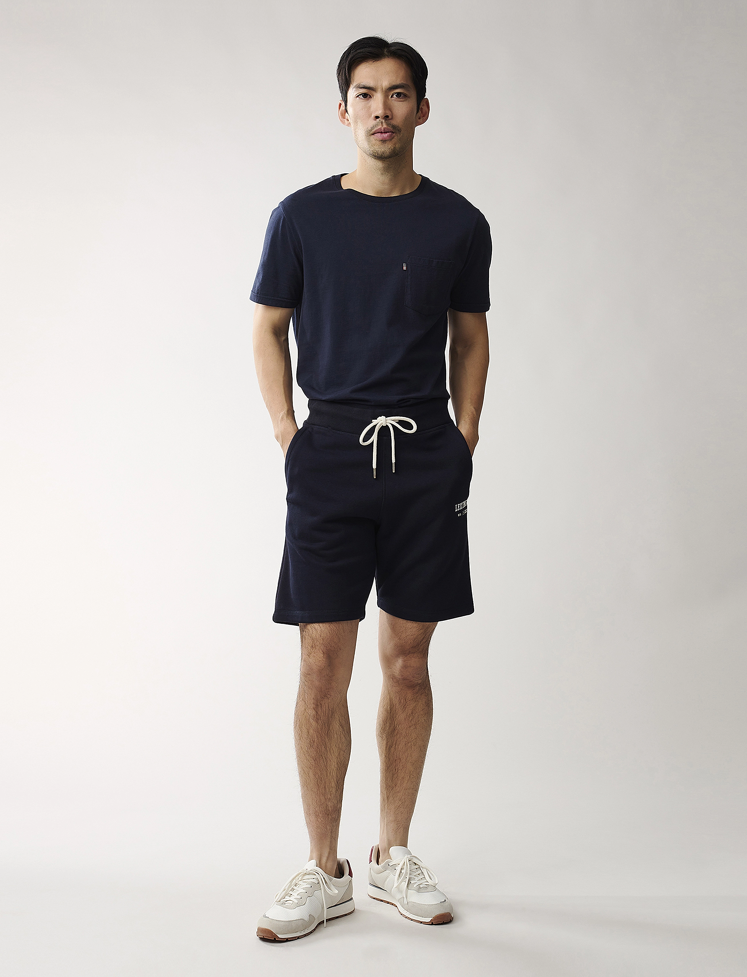 Lexington Clothing - James Jersey Short - dark blue - 2